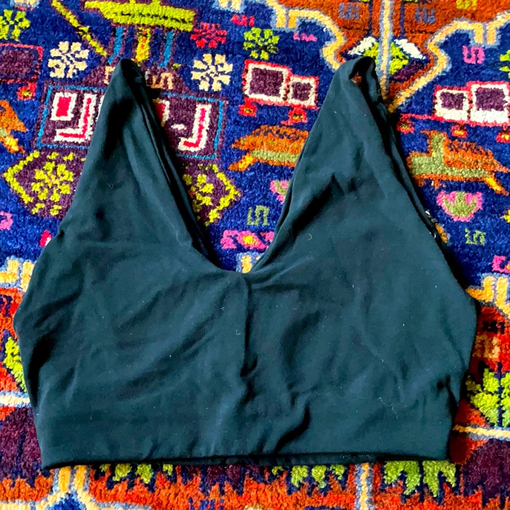 Splits 59 Black Small Soft Sports Bra Top